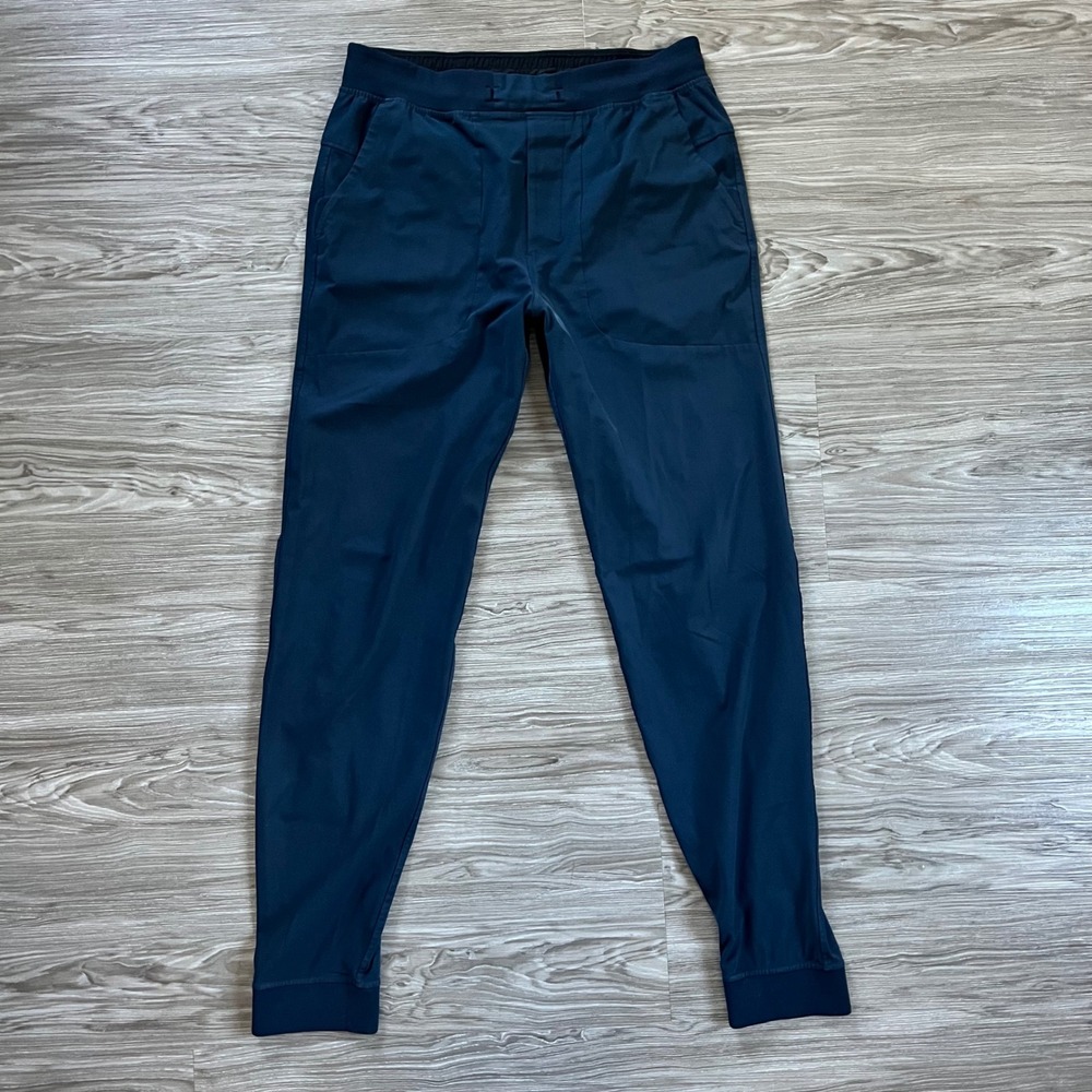 Lululemon ABC Jogger Navy Blue Warpstreme Tapered Pants Mens Size Large L